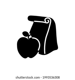 lunch bag vector type icon