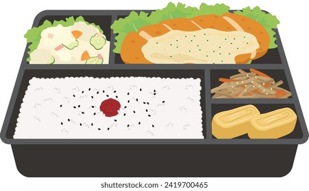 lunch box
Convenience store bento_chicken nanban bento

