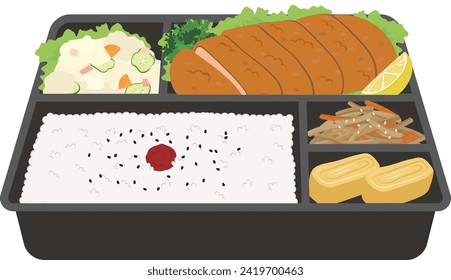 caja de almuerzo
Tienda de conveniencia bento_Tonkatsu bento
