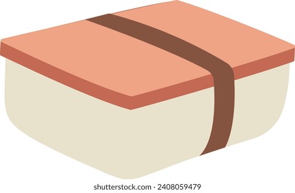 Lunch Box Doodle Vector Illustration