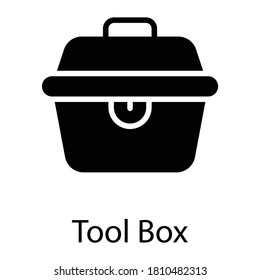 lunch box glyph icon, glyph vector design