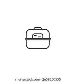 lunch box icon illustration element design