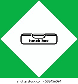 Lunch box  icon Vector design.
