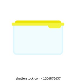 Lunch box icon. Vector illustration.