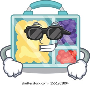 lunch box isolated with the mascot super cool