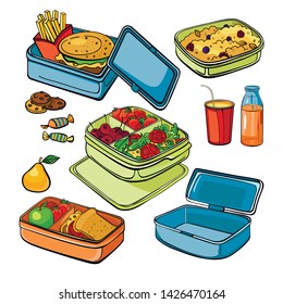 4,537 School lunch cartoon Images, Stock Photos & Vectors | Shutterstock