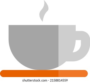 Café de almuerzo , ilustración, vector sobre fondo blanco.