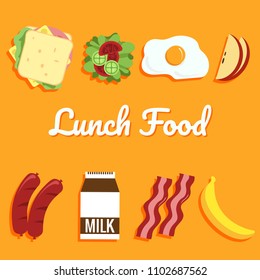 Lunch food menu