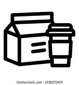 lunch icon or logo isolated sign symbol vector illustration - high quality black style vector icons
