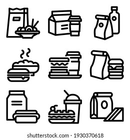 Lunch Icon Or Logo Isolated Sign Symbol Vector Illustration - Collection Of High Quality Black Style Vector Icons
