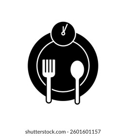 lunch icons  symbol vector elements for infographic web