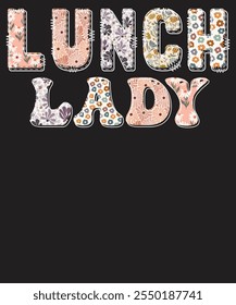 Lunch Lady T-Shirt Design – Celebrate Cafeteria Heroes with Fun Lunch Lady Artwork – Perfect for Lunch Lady Pride and School Staff Gifts