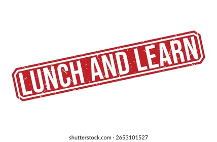 ALMOÇO E APRENDA carimbo em fundo branco. ALMOÇAR E APRENDER SINAL.