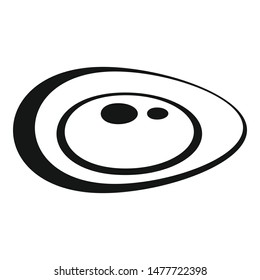 Lunch mussels icon. Simple illustration of lunch mussels vector icon for web design isolated on white background