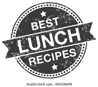 Lunch Recipes stamp