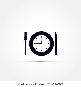 Lunch time illustration