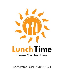 Lunch Time Logo Template Illustration