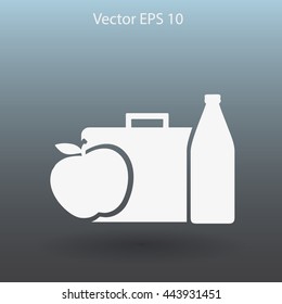 Lunch vector icon