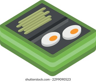 ilustración del vector de almuerzo sobre un fondo transparente. Símbolos de calidad premium. Iconos planos para el concepto y el diseño gráfico.