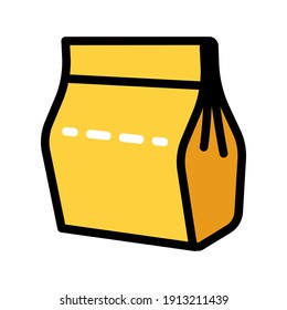 Lunchbox color simple icon. Illustration of lunchbox icon vector for web design isolated on white