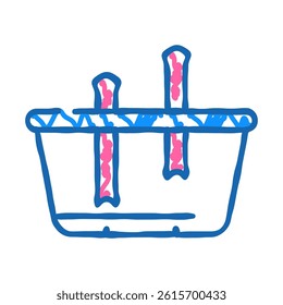 lunchbox constructor doodle icon sketch vector. lunchbox constructor sign. isolated symbol illustration