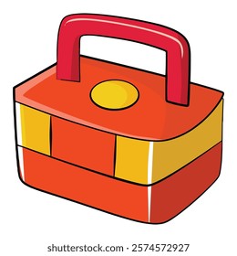 Lunchbox isolated on white background