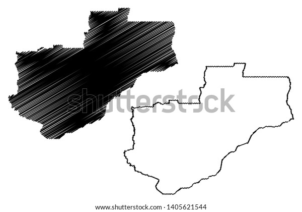 Lunda Norte Province Provinces Angola Republic Stock Vector (Royalty ...