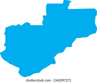 lunda north province map in angola