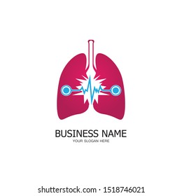lung health care logo template,emblem,design concept,creative symbol,icon,vector illustration