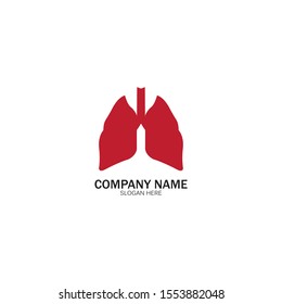 lung health and care logo template,emblem,design concept,creative symbol,icon,vector illustration.