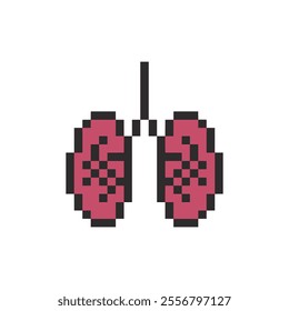 lung human anatomy pixel art