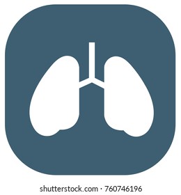 Lung icon design,vector