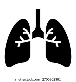 Lung Icon Element For Design