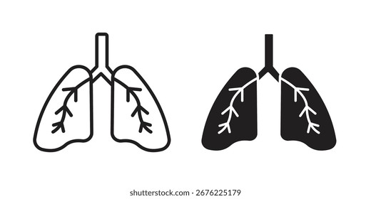 Lung icon symbol for your web designs. Icon logo, app, UI.