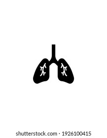 Lung Icon,vector Best Flat Icon.