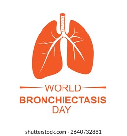  Lung Illustration for World Bronchiectasis Awareness