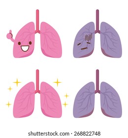 Lung illustrations