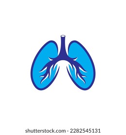 Lung logo images design illustration