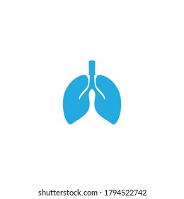 Lung-Logo-Vorlage Vektorsymbol-Design
