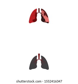 Lung Logo Template vector symbol nature