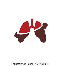 Lung Logo Template vector symbol nature