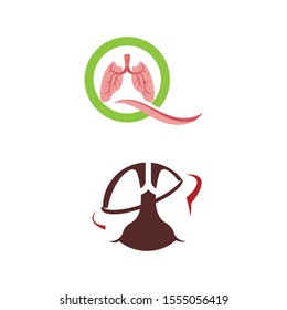 Lung Logo Template vector symbol nature