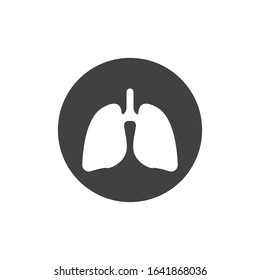 Lung Logo Vector Illustration Design Template Stock Vector (Royalty ...