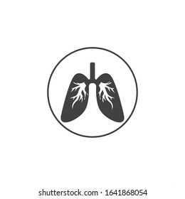 Lung Logo Vector Illustration Design Template Stock Vector (Royalty ...