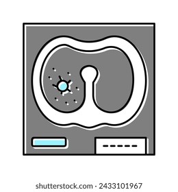 lung mucormycosis color icon vector. lung mucormycosis sign. isolated symbol illustration