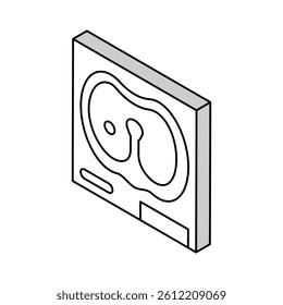 lung mucormycosis isometric icon vector. lung mucormycosis sign. isolated symbol illustration