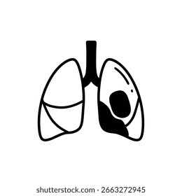 Parche de opacidad pulmonar para diagnóstico por imágenes médicas