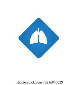 Lung Organ In Human. Health Sector. Vector Illustration