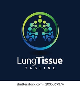 Lung Tissue Logo, Lung Logo Design