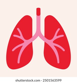 lungs art und illustrator.icon.auf weißem hintergrund.gesundheit,menschliche körper teil lunge